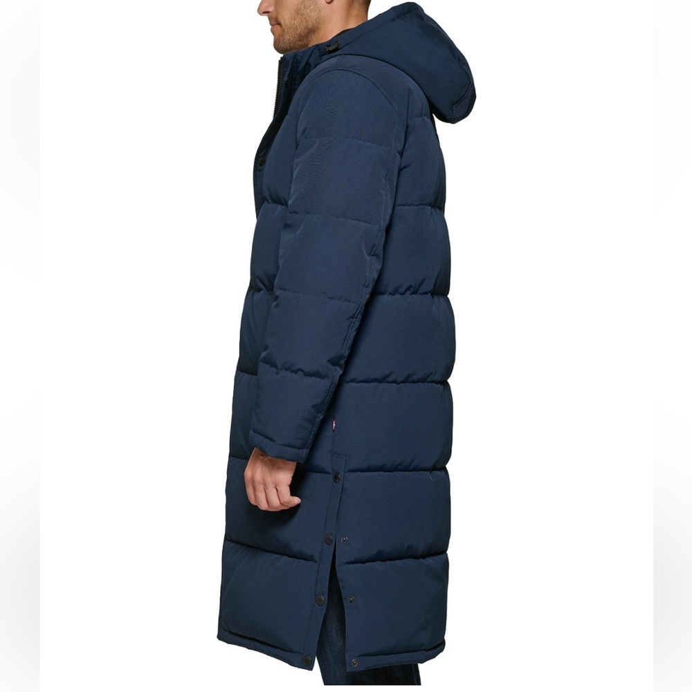 LEVI’S Men's Quilted Extra Long
Parka Jacket - Picture 5 of 9